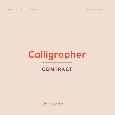 Legal Contract - Calligraper