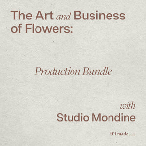 The Art and Business of Flowers with Studio Mondine: Production Bundle (ROP)