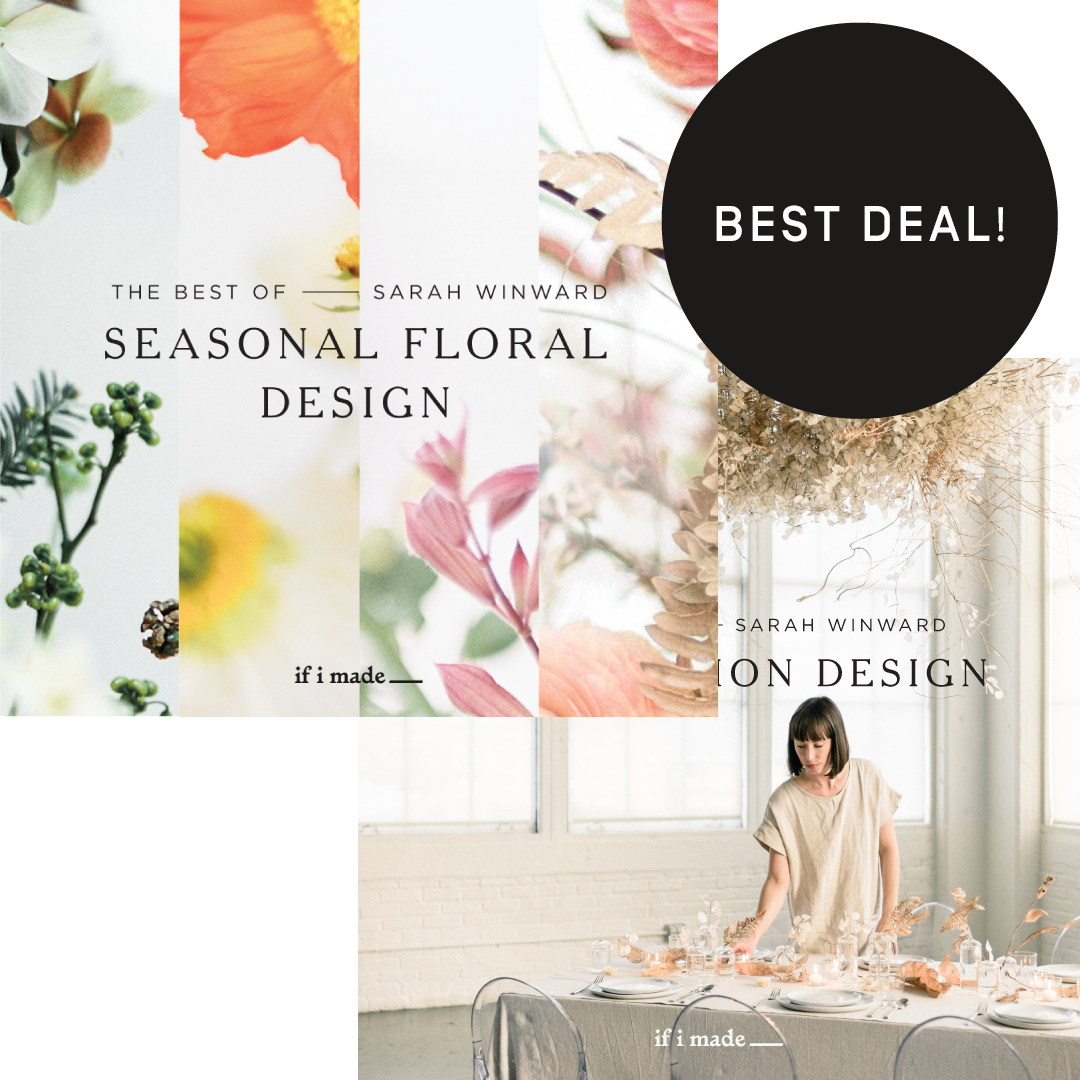 The Best of Sarah Winward Installation + Seasonal Floral Design (SPP) - 7 payments of $99