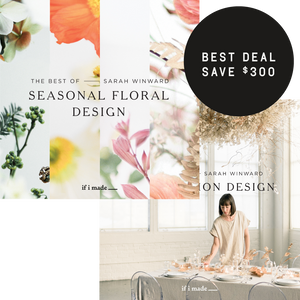 The Best of Sarah Winward Installation + Seasonal Floral Design (RPP) - 14 payments of $99